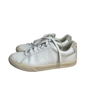 VEJA Esplar White Leather Lace Up Casual Sneakers Shoes Women’s Size 6